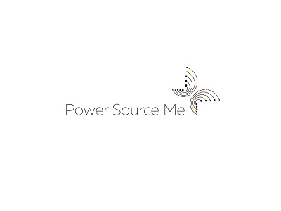 Logo for personal coach butterfly coach lines logo power source