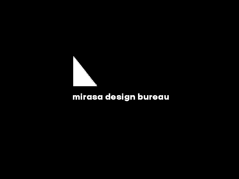animated logo for a little design studio aftereffects logo minimalist mirasa mirasadesign photoshop triangle