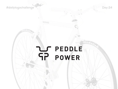 Dailychallenge Insta Shots Pt3 04 bicycle bike branding dailylogochallenge design logo minimalist mirasa mirasadesign peddle typography vector