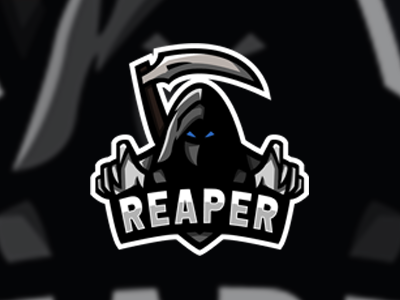 Premade Reaper Mascot Logo logo mascot mascot logo reaper reaper logo