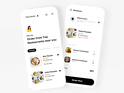 Food Delivery and discovery Application app cart checkout design ecommerce food food and drink food app online online shop online store order ordering online product design ui