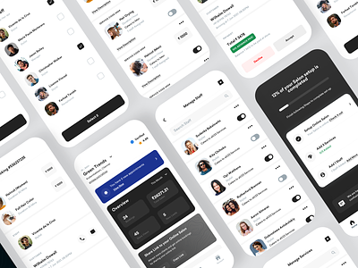 Business Management Application Dashboard and Bookings - 3 accept app bookings dashboard design ecommerce ios management mobile product design request salon spa team management ui