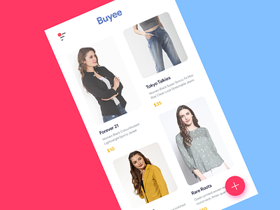 Buyee App app ui cleandesign colors concept design redesign typography ui ux