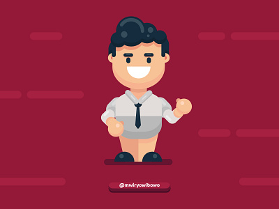 Illustration Character Male "Baby R" 2d character adobe adobe illustrator design flatdesign graphic illustration illustrations illustrator vector