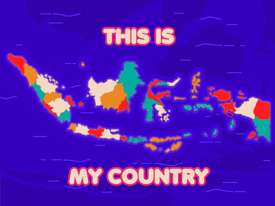 This is a map of Indonesia