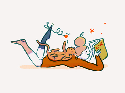 Cozy Reading + Cat