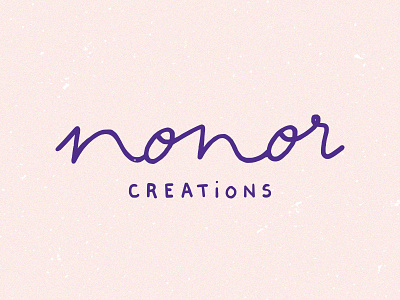 Nonor brand brand identity design font graphic graphic design handwritten identity logo logo design type typography