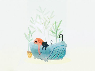 { whale, bath & little human }