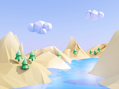 Low Poly Hills