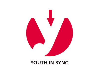 Logo for Youth In Sync brand identity logo