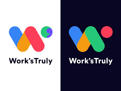Work'sTruly Identity Variant 2 adobe photoshop brand identity logo