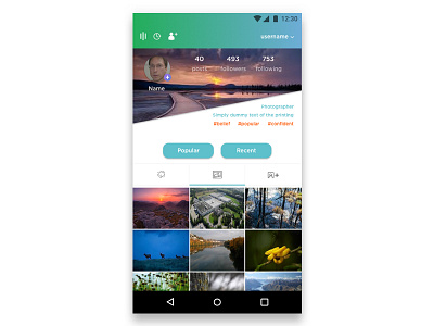 Finaluserprofile by Dhanush Raj on Dribbble