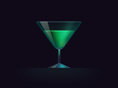 Glass Icon app beverage drink glass green icon photoshop