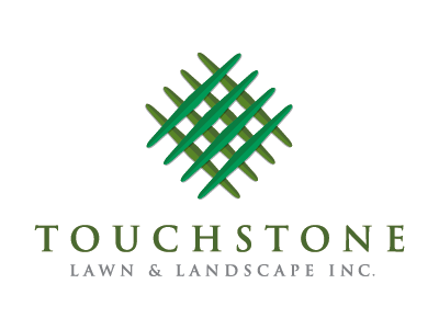 Touchstone Lawn & Landscape branding design grass landscaping logo