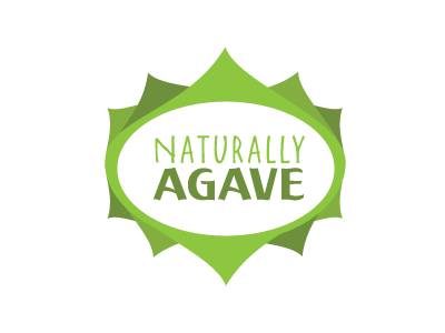 Naturally Agave Logo Concept logo logo design logos natural naturally agave plant sweetener