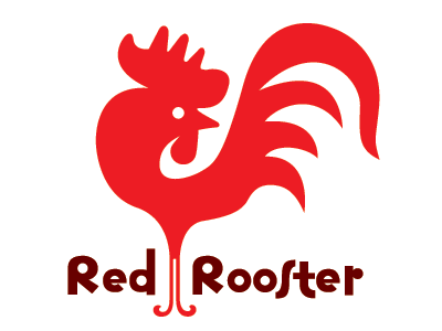 Logo for a Children's Clothing Co. childrens clothing rooster logo logo design clothing logos red