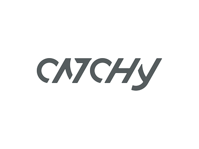 Is it Catchy? agency angles catchy identity logo type typography wordmark