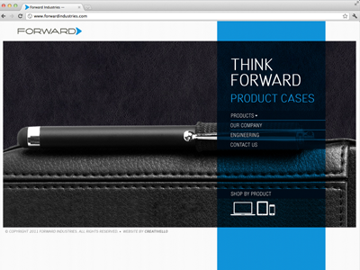 Forward Website Home device cases forward industries product design technology website website design