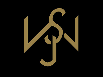 SWJ Wallet Monogram logo clean logo logotype monogram