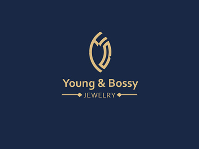 Y & B Jewelry Logo Concpt clean logo logotype monogram