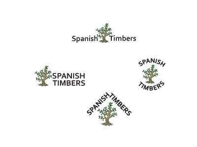 Spanish Timbers logo green logo logoclub logoinspiration logotype mortgage