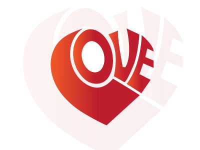 Love icon logoclub logoinspiration love logo typography
