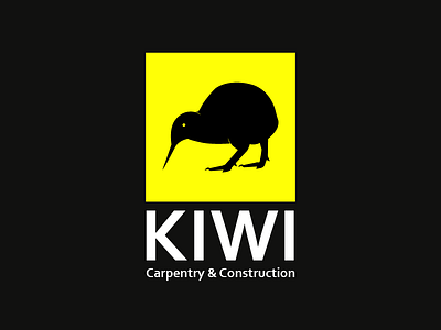 Kiwi carpentry and construction logo