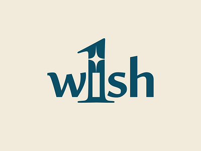 1 wish charity logo charitylogo illustration logo logoconcept logodesigner logoidea