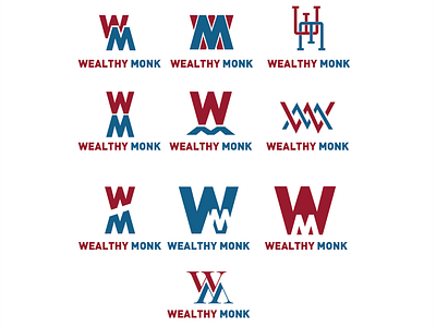 WM wealth monk clothing logo