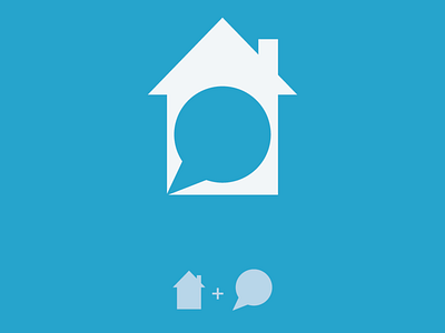 Home + Chat Logo Idea