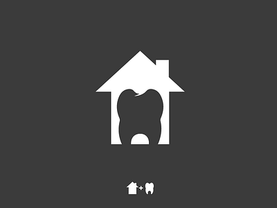 Tooth and House logo idea creative icon logo logotype neat simple