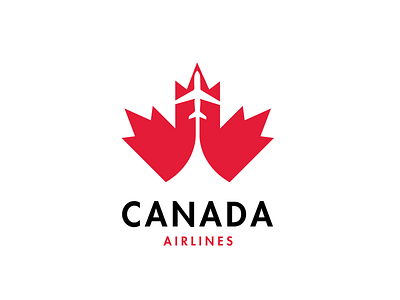 Canada Airelines logo concept airlines canada icon logo logotype