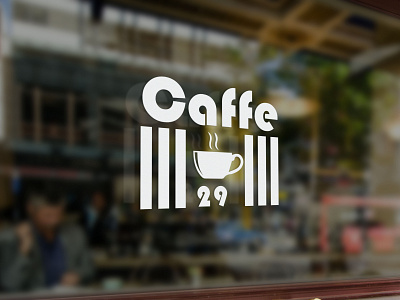 Caffe 29 logo concep2 caffe idea inspiration logo logoclub logotype