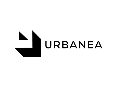 Urbanea Logo Concept 4 geomatric idea interior letter u logo logo concept