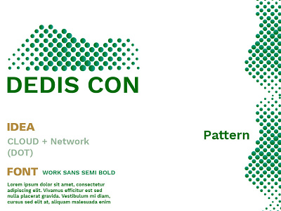 Dedis Icon cloud concept idea it logo logo netwoking