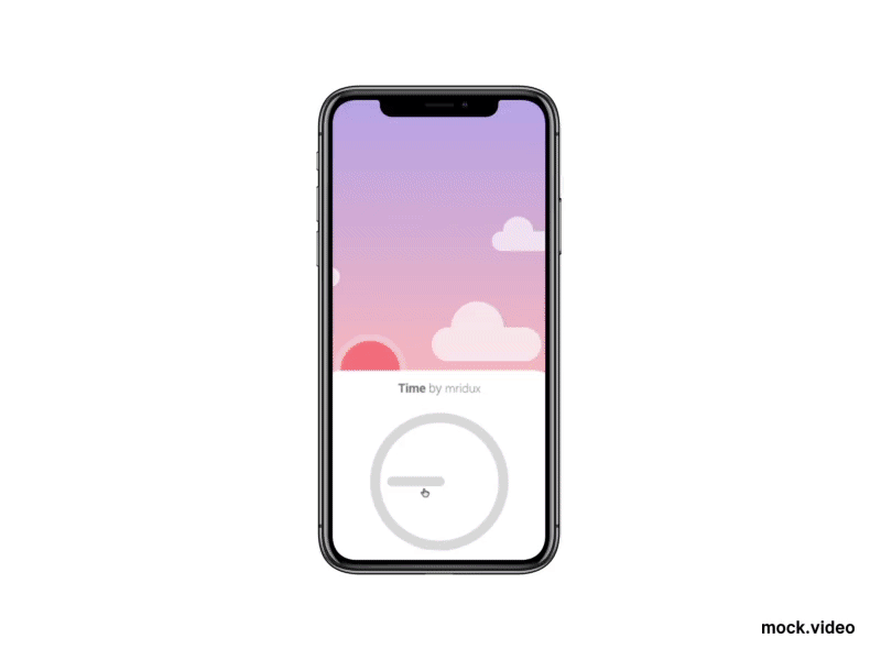 Day and Night abstract animation art design ios loading animation onboarding screen uidesign vector xd design