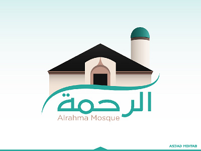 AlRahma alrahma mosque app arabic logo calligraphy digital calligraphy icon islamic design store vector