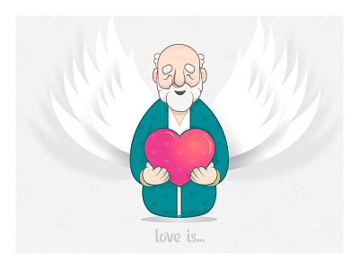 Love 2d art character character art design dodalook heart illustration illustration art love people uzbekistan vector