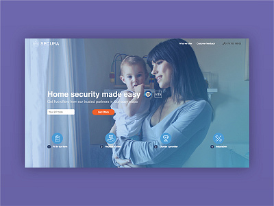 Secura Website ui ux web design