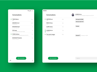 Google Hangouts Redesign