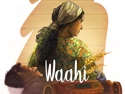 Waahi 2d character digital digital art illustration