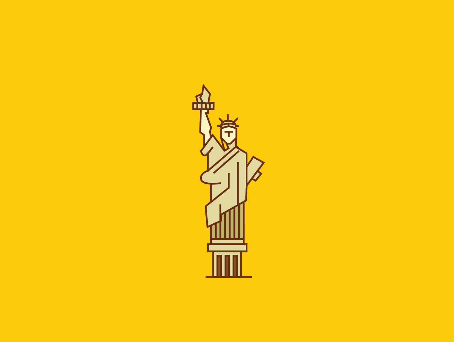 Landmarks flat icons set. by Nabeel Anwar on Dribbble