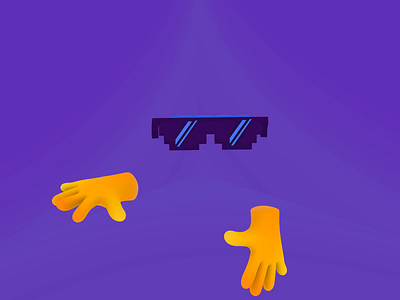 Sign Language AR project 2d 3d animation app art augmentedreality branding digital digital art illustration ux