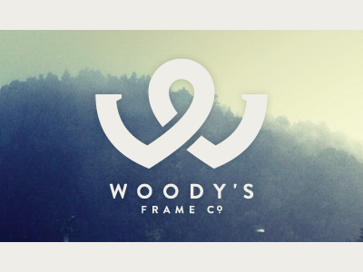 Woodys identity logo w