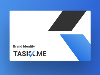 Brand Identity Cover Taskk.Me brand identity brand identity design branding design illustration logo typography vector