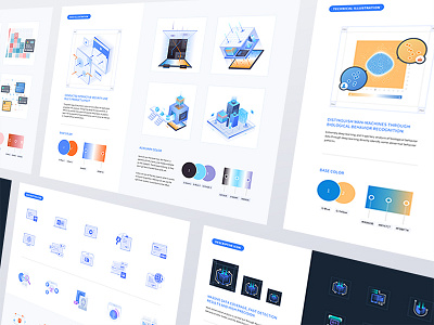Design Guidelines - Geetest Website blue color hero icon illustration science technology ui web website