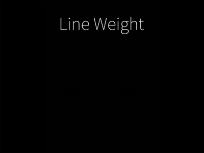 Motion Practice ：Line Weight animation app motion ui ux vector