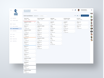 Sales funnel CRM system