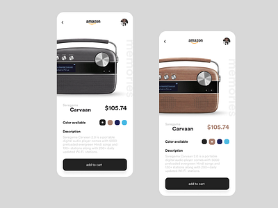 Carvaan Amazon redesign adobexd design design inspiration designs designspiration figma figma design figmadesign inspiration inspirations ui designs uidesign user experience user interface