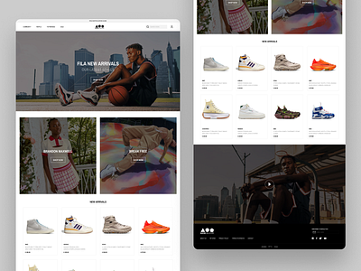 Shoe Landing Page Concept